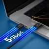 SPIGEN EB10010CC Essential USB-C към USB-C кабел 100W, 100 см, черен - SPIGEN EB10010CC Essential USB-C към USB-C кабел 100W, 100 см, черен - 8800283302936-ACA09459