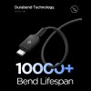 SPIGEN EB10010CC Essential USB-C към USB-C кабел 100W, 100 см, черен - SPIGEN EB10010CC Essential USB-C към USB-C кабел 100W, 100 см, черен - 8800283302936-ACA09459