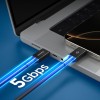 SPIGEN EB10020CC ESSENTIAL USB-C към USB-C кабел 100W, 200 см, черен - SPIGEN EB10020CC ESSENTIAL USB-C към USB-C кабел 100W, 200 см, черен - 8800283302943-ACA09460