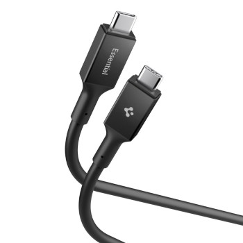 SPIGEN EB24012CC Essential кабел Type-C 240W 120 см черен