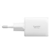 Spigen Essential EE352EU 2-портов мрежов зарядeн адаптер 35W (бял) - 8800283302967-ACH09462