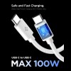 SPIGEN EE451EU-GAN Essential еднопортов мрежов зарядeн 45W + USB-C кабел 100W (100 см) бял - SPIGEN EE451EU-GAN Essential еднопортов мрежов зарядeн 45W + USB-C кабел 100W (100 см) бял - 8800283303070-ACH09473