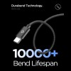 Spigen EE451EU-GAN Essential, 1-порт USB-C мрежово зарядно 45W + USB-C към USB-C кабел 100W (100 см), черно - Spigen EE451EU-GAN Essential, 1-порт USB-C мрежово зарядно 45W + USB-C към USB-C кабел 100W (100 см), черно - 8800283303087-ACH09474