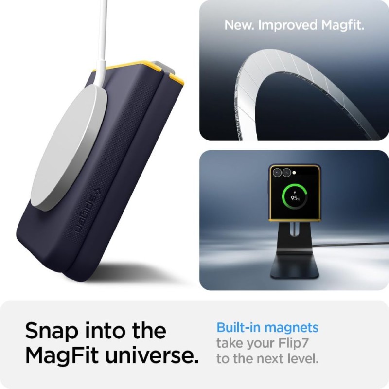 SPIGEN NANO POP MagSafe кейс за Galaxy Z Flip 7 Blueberry Navy - 8800283303988-ACS09563