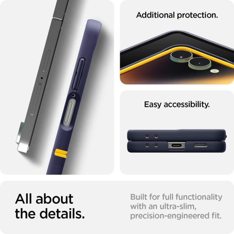 SPIGEN NANO POP MagSafe кейс за Galaxy Z Flip 7 Blueberry Navy - 8800283303988-ACS09563
