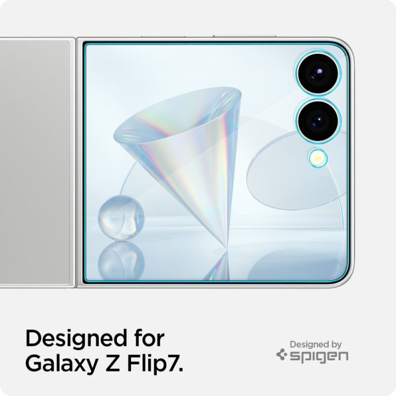 Spigen Glas.TR „EZ Fit” HD закалено стъкло за Galaxy Z Flip 7 Clear - Spigen Glas.TR „EZ Fit” HD закалено стъкло за Galaxy Z Flip 7 Clear - 8800283304206-AGL09586