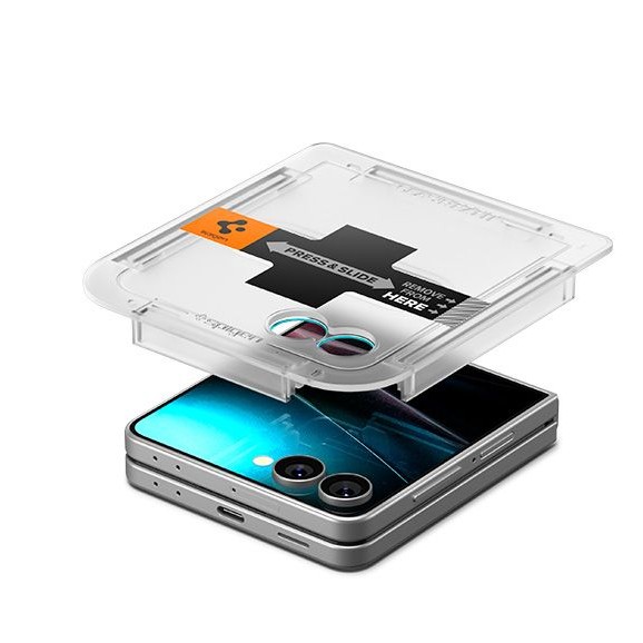 Spigen Glas.TR „EZ Fit” HD закалено стъкло за Galaxy Z Flip 7 Clear - Spigen Glas.TR „EZ Fit” HD закалено стъкло за Galaxy Z Flip 7 Clear - 8800283304206-AGL09586