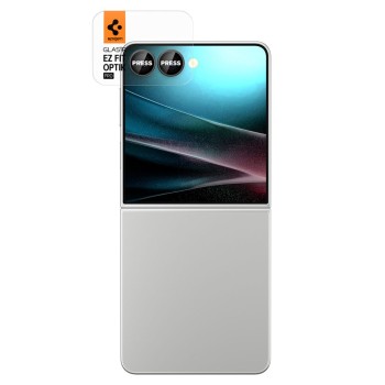 Spigen Optik Pro HD Glas.tR „EZ Fit” протектор за камера 2x за Samsung Galaxy Z Flip 7/8 (черен)