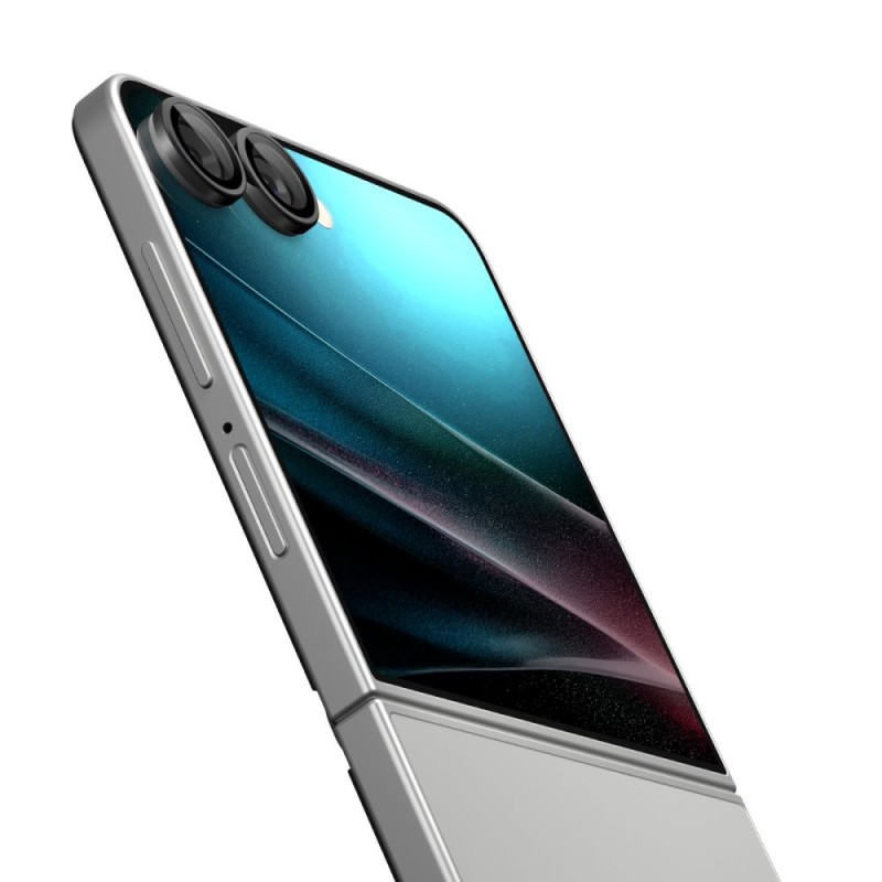 Spigen Optik Pro HD Glas.tR „EZ Fit” протектор за камера 2x за Samsung Galaxy Z Flip 7/8 (черен)
