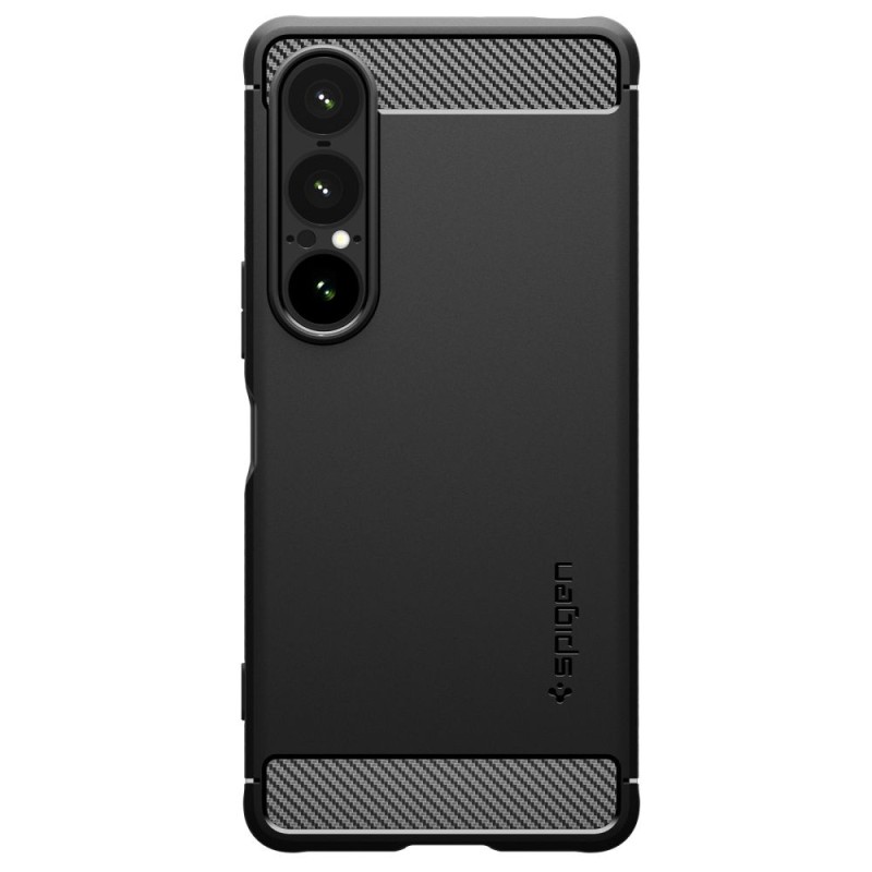 Spigen Rugged Armor за Sony Xperia 1 VII Matte Black - Spigen Rugged Armor за Sony Xperia 1 VII Matte Black - 8800283306521-ACS09591