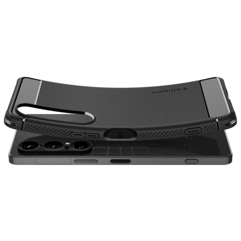 Spigen Rugged Armor за Sony Xperia 1 VII Matte Black - Spigen Rugged Armor за Sony Xperia 1 VII Matte Black - 8800283306521-ACS09591
