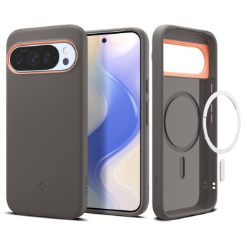 Spigen Nano Pop MagSafe силиконов/TPU кейс за Google Pixel 10 Pro XL (Papaya Grey)