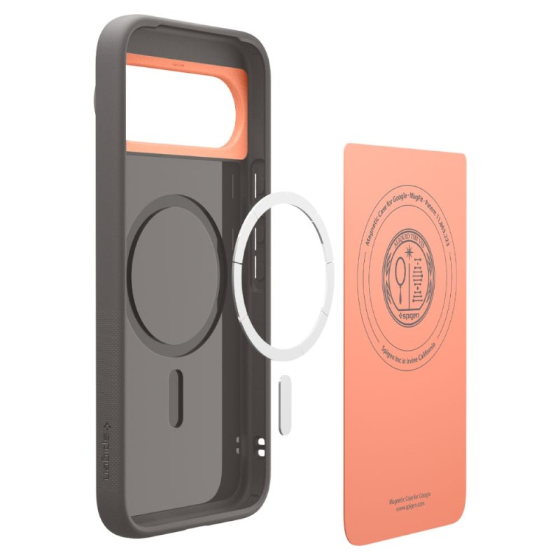Spigen Nano Pop MagSafe силиконов/TPU кейс за Google Pixel 10 Pro XL (Papaya Grey) - 8800283307962-ACS09735