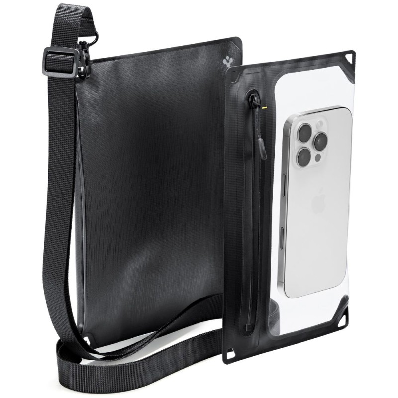 SPIGEN A640 Универсална водоустойчива кросбоди чанта, черна - SPIGEN A640 Универсална водоустойчива кросбоди чанта, черна - 8800283308075-AMP09746
