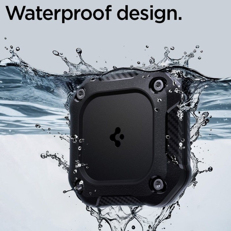 Spigen Tough Armor за Apple AirTag 1/2 Black (ACS09781) - 8800283309164-ACS09781