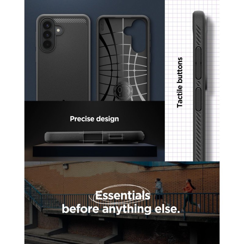 SPIGEN Rugged Armor за Samsung Galaxy A57 5G (Matte Black) - SPIGEN Rugged Armor за Samsung Galaxy A57 5G (Matte Black) - 8800283309294-ACS09794