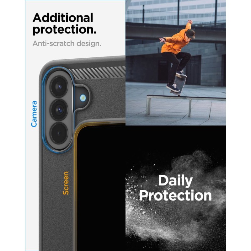SPIGEN Rugged Armor за Samsung Galaxy A37 5G, матово черно - 8800283309300-ACS09795