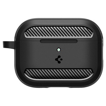 Spigen Rugged Armor калъф за Apple AirPods Pro 3 матово черен Spigen Rugged Armor калъф за Apple AirPods Pro 3 матово черен