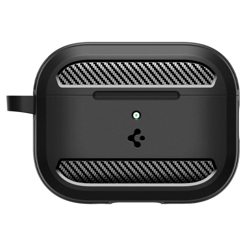 Spigen Rugged Armor калъф за Apple AirPods Pro 3 матово черен - Spigen Rugged Armor калъф за Apple AirPods Pro 3 матово черен - 8800283309607-ACS09822