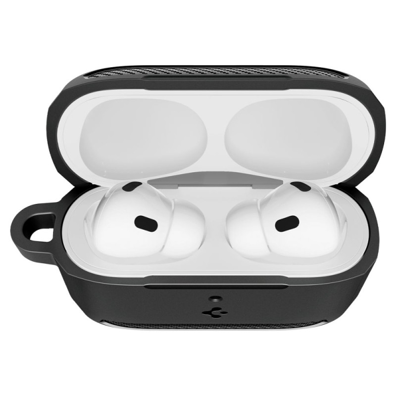 Spigen Rugged Armor калъф за Apple AirPods Pro 3 матово черен - Spigen Rugged Armor калъф за Apple AirPods Pro 3 матово черен - 8800283309607-ACS09822