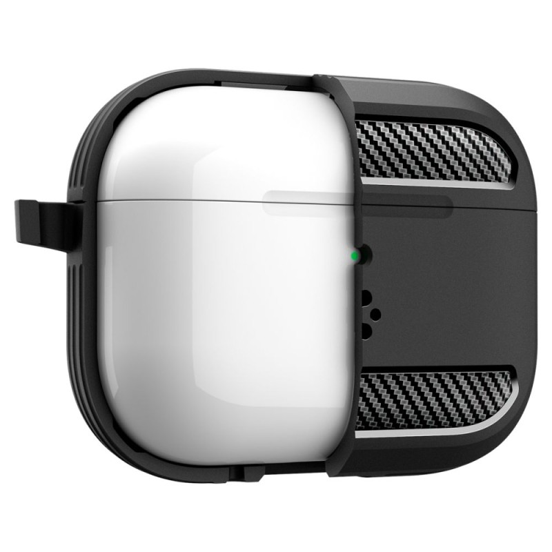 Spigen Rugged Armor калъф за Apple AirPods Pro 3 матово черен - Spigen Rugged Armor калъф за Apple AirPods Pro 3 матово черен - 8800283309607-ACS09822