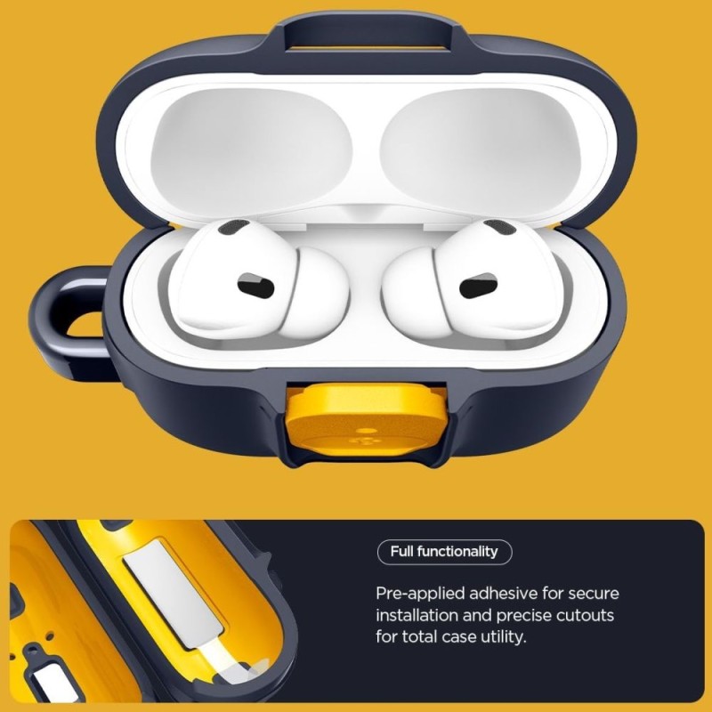 Spigen Nano Pop за AirPods Pro 3 – Blueberry Navy (ACS09829) - Spigen Nano Pop за AirPods Pro 3 – Blueberry Navy (ACS09829) - 8800283309676-ACS09829