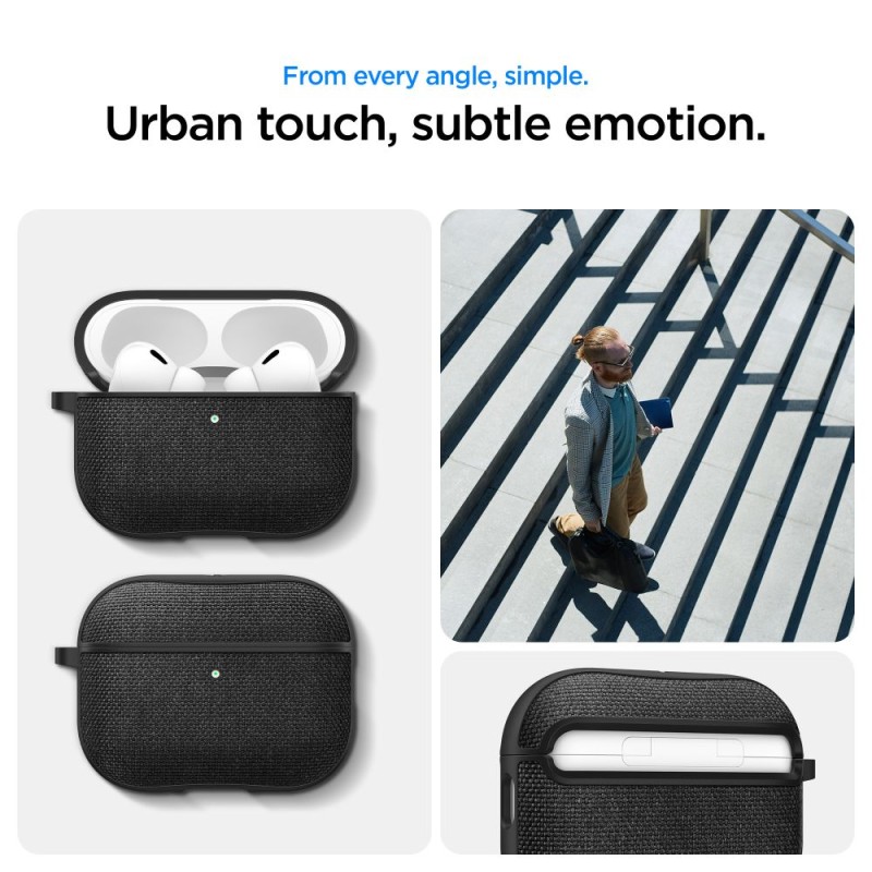 Spigen Urban Fit за Apple AirPods Pro 3 – черен - Spigen Urban Fit за Apple AirPods Pro 3 – черен - 8800283309683-ACS09830