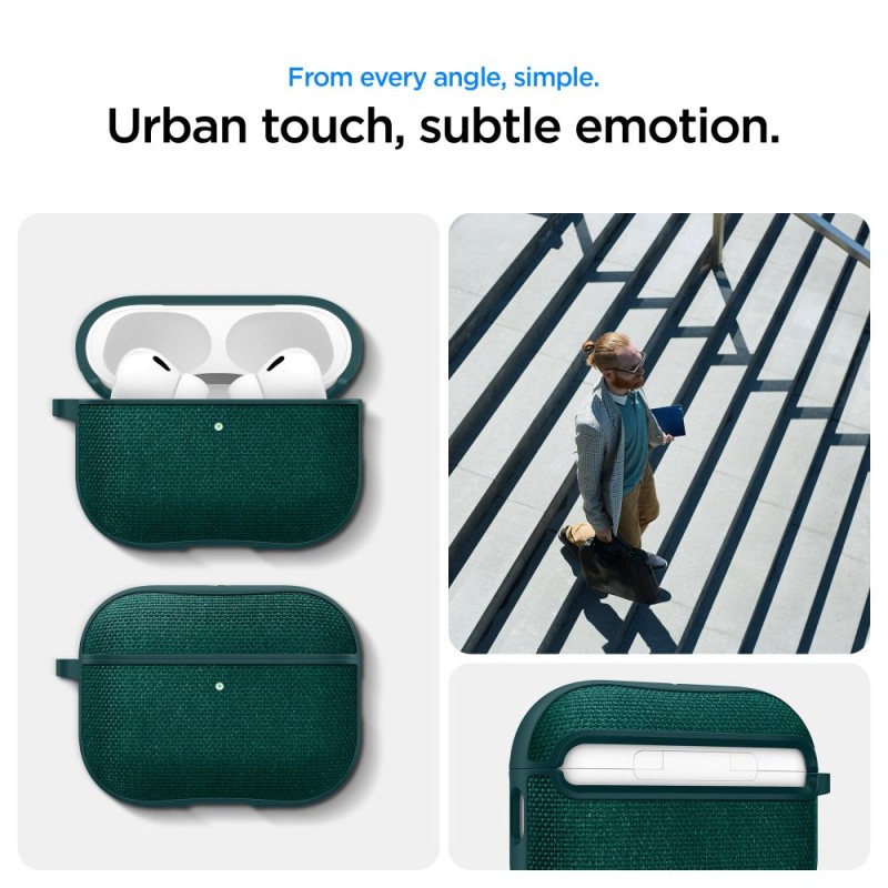 Spigen Urban Fit калъф за Apple AirPods Pro 3 Midnight Green - Spigen Urban Fit калъф за Apple AirPods Pro 3 Midnight Green - 8800283309690-ACS09831