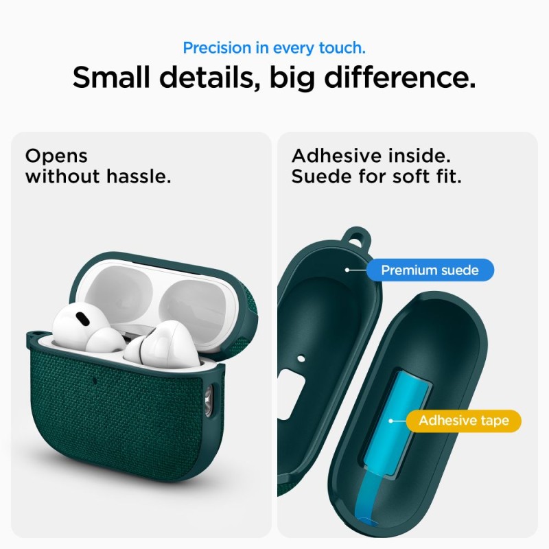 Spigen Urban Fit калъф за Apple AirPods Pro 3 Midnight Green - Spigen Urban Fit калъф за Apple AirPods Pro 3 Midnight Green - 8800283309690-ACS09831