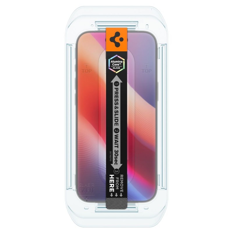 Spigen Glas.TR „EZ Fit AC” Privacy – предпазно стъкло за Apple iPhone Air, 2 броя (AluminaCore, 9H+) - Spigen Glas.TR „EZ Fit AC” Privacy – предпазно стъкло за Apple iPhone Air, 2 броя (AluminaCore, 9H+) - 8800283309928-AGL09862