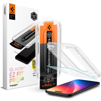 Spigen Glas.tR EZ Fit Pro HD закалено стъкло за iPhone Air (Clear)