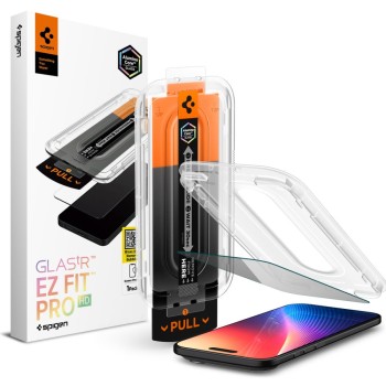 Spigen Glas.tR EZ Fit Pro AC Privacy – приватизиращо закалено стъкло за Apple iPhone Air