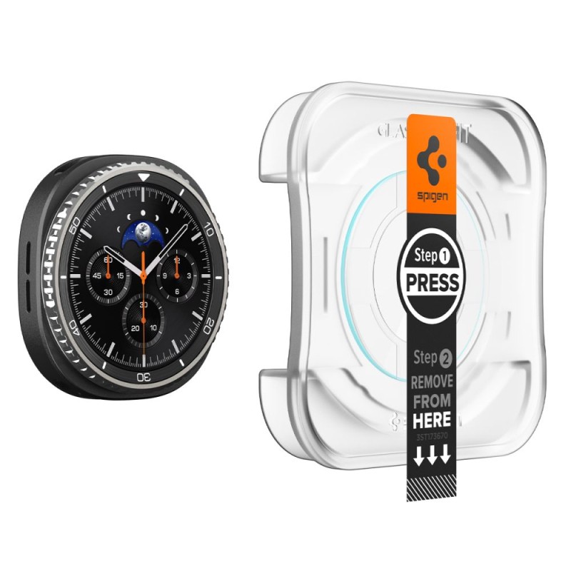 Spigen Glas.TR „EZ-FIT” закалено стъкло за Galaxy Watch 8 Classic (46 мм) – 2 броя, CLEAR (SKU: 8800283310078-AGL09877) - Spigen Glas.TR „EZ-FIT” закалено стъкло за Galaxy Watch 8 Classic (46 мм) – 2 броя, CLEAR (SKU: 8800283310078-AGL09877) - 8800283310078-AGL09877