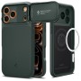 Spigen Optik Armor MagSafe кейс за iPhone 17 Pro Max Abyss Green (SKU 8800283310306-ACS09901)