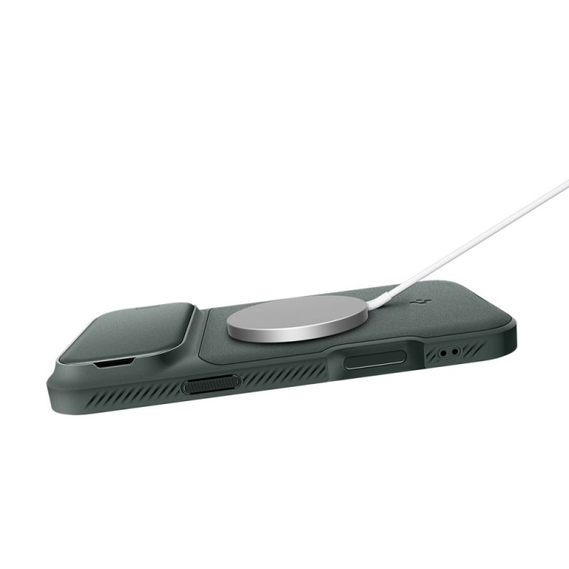 Spigen Optik Armor MagSafe кейс за iPhone 17 Pro Max Abyss Green (SKU 8800283310306-ACS09901) - Spigen Optik Armor MagSafe кейс за iPhone 17 Pro Max Abyss Green (SKU 8800283310306-ACS09901) - 8800283310306-ACS09901