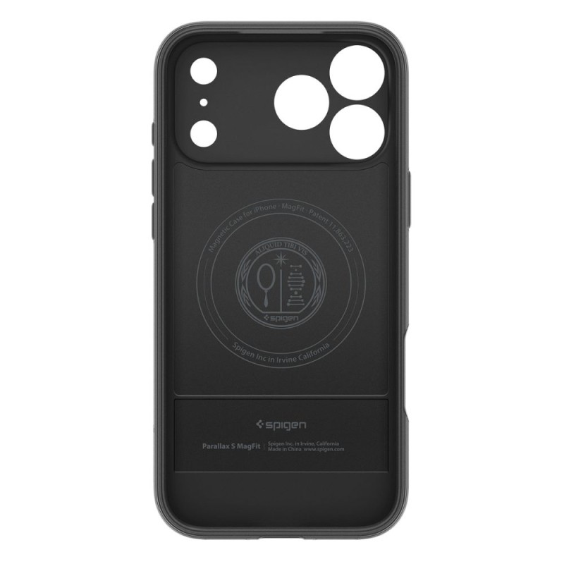SPIGEN PARALLAX „S“ MagSafe кейс за iPhone 17 Pro Max, матово черен - SPIGEN PARALLAX „S“ MagSafe кейс за iPhone 17 Pro Max, матово черен - 8800283310405-ACS09911