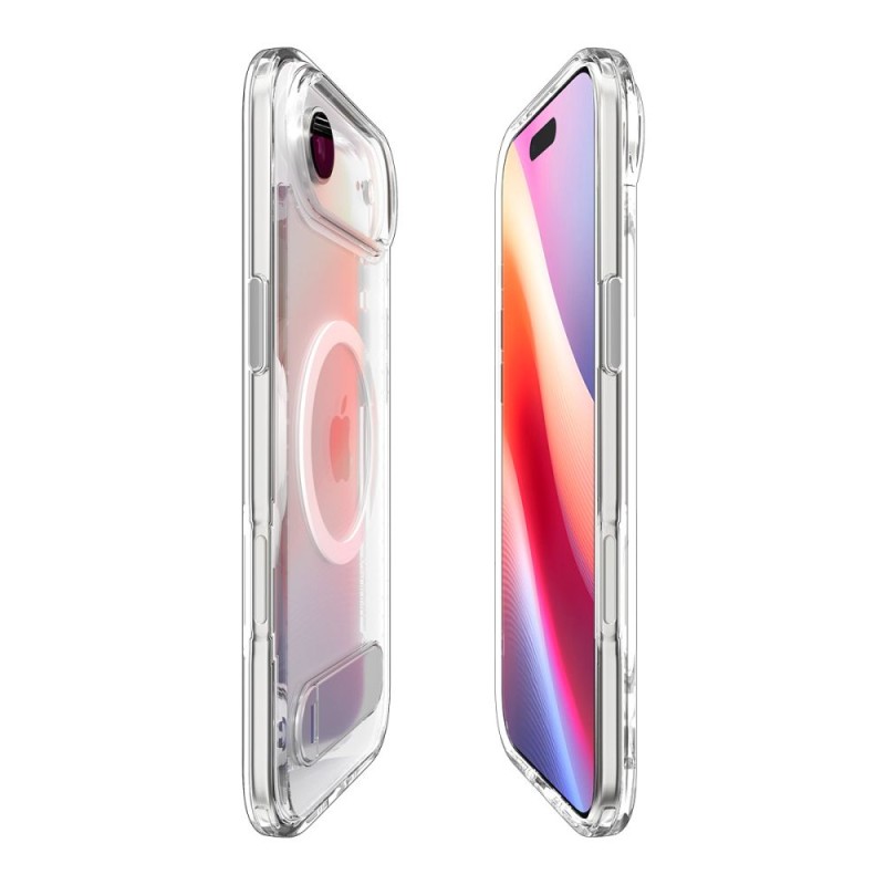 SPIGEN ULTRA HYBRID „S“ MagSafe за iPhone Air – прозрачен/бял (ACS09926) - 8800283310559-ACS09926