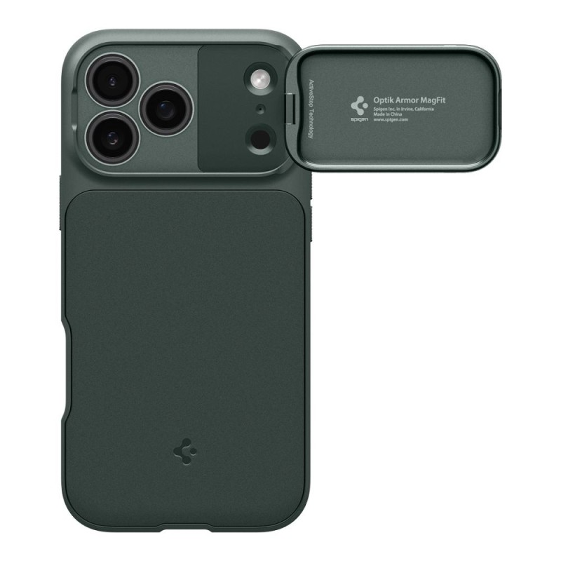 SPIGEN OPTIK ARMOR MAGSAFE iPhone 17 Pro ABYSS GREEN (ACS09954) - 8800283310832-ACS09954