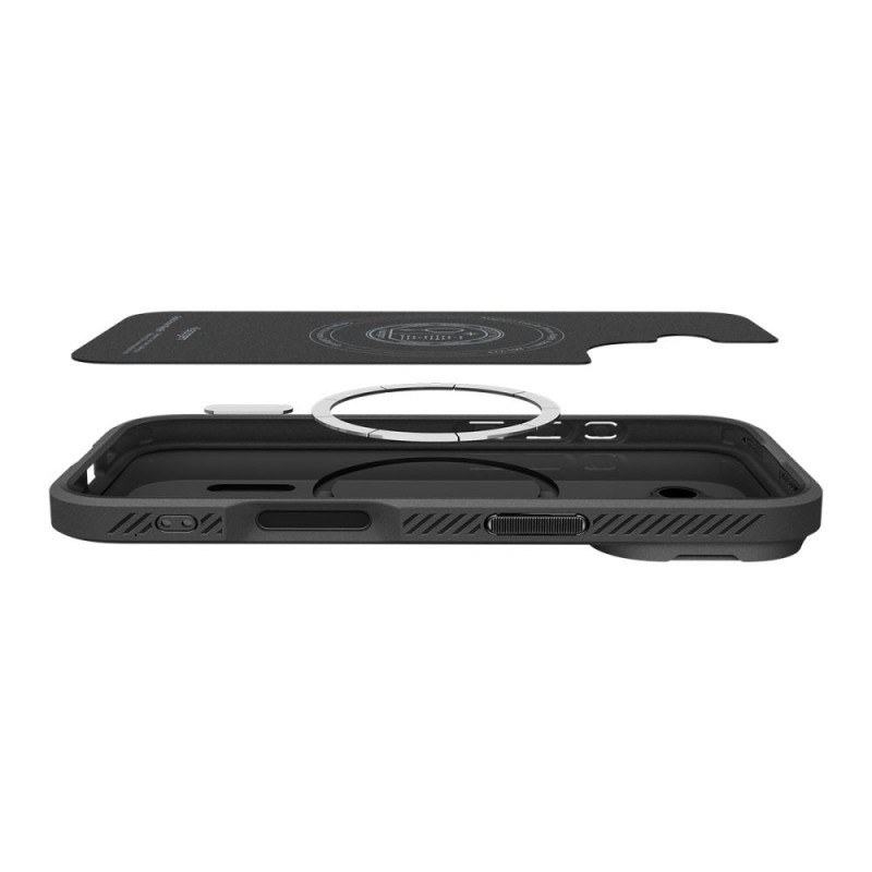 Spigen Optik Armor Mag Magsafe Case за iPhone 17 Black - 8800283311167-ACS09987