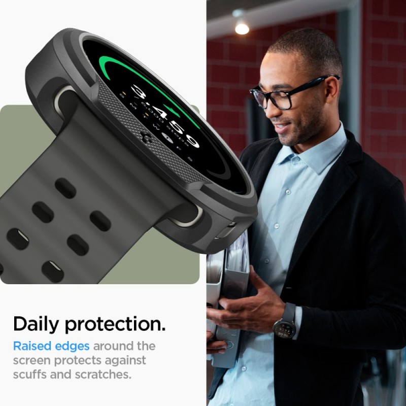 SPIGEN Liquid Air за Samsung Galaxy Watch 8 (40 мм) – матово черно - SPIGEN Liquid Air за Samsung Galaxy Watch 8 (40 мм) – матово черно - 8800283311341-ACS09840