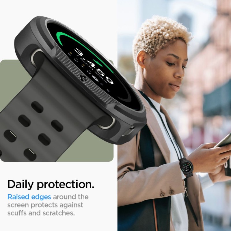 Spigen Liquid Air кейс за Samsung Galaxy Watch 8 Classic (46 mm) – матово черно - 8800283311358-ACS09841