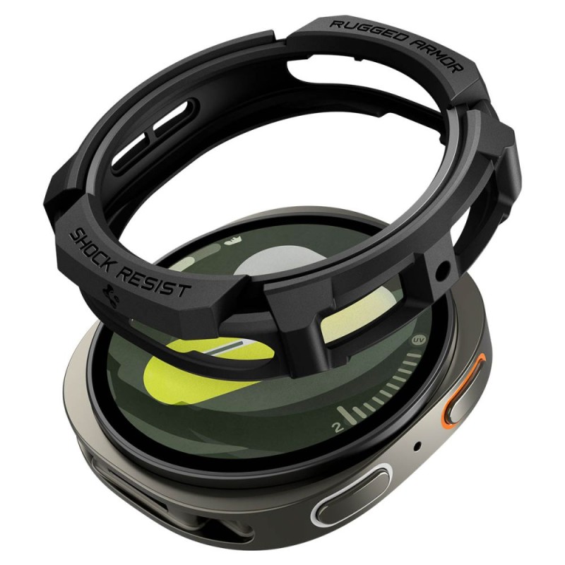 Spigen Rugged Armor за Samsung Galaxy Watch 8 (40 mm) Matte Black - Spigen Rugged Armor за Samsung Galaxy Watch 8 (40 mm) Matte Black - 8800283311365-ACS10004