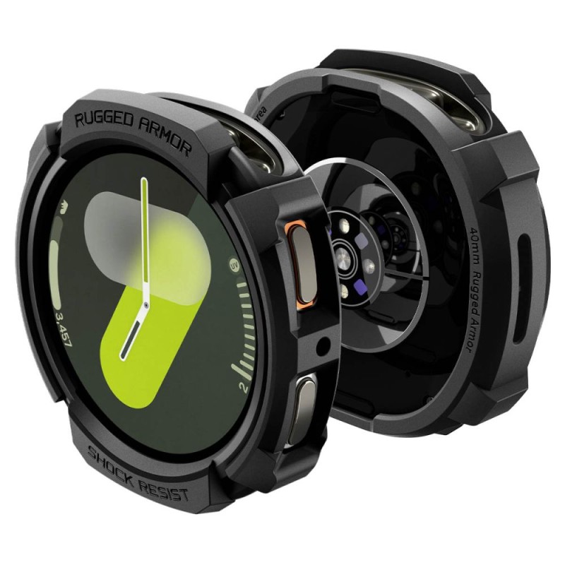 Spigen Rugged Armor за Samsung Galaxy Watch 8 (40 mm) Matte Black - Spigen Rugged Armor за Samsung Galaxy Watch 8 (40 mm) Matte Black - 8800283311365-ACS10004