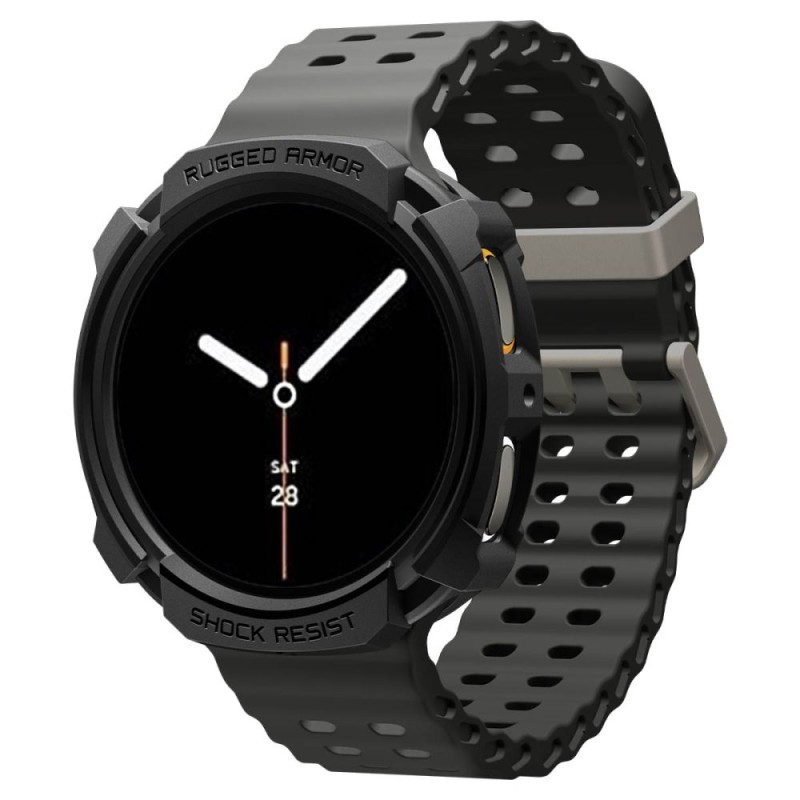 Spigen Rugged Armor за Samsung Galaxy Watch 8 (40 mm) Matte Black - Spigen Rugged Armor за Samsung Galaxy Watch 8 (40 mm) Matte Black - 8800283311365-ACS10004