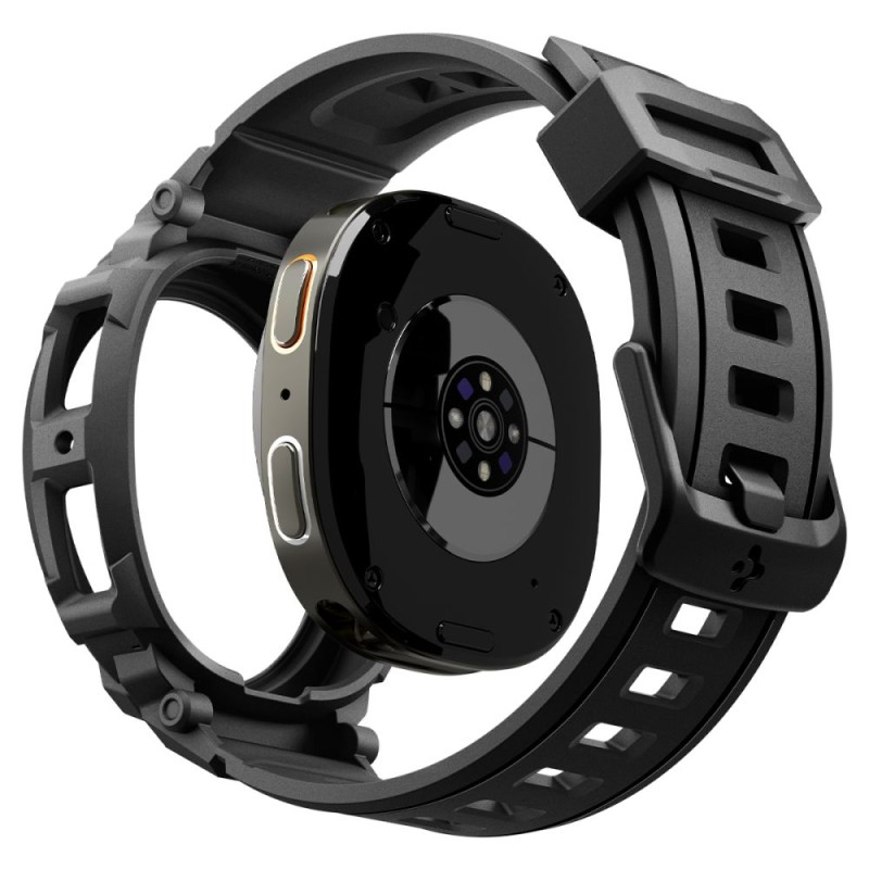 Spigen Rugged Armor Pro за Samsung Galaxy Watch 8 (44 мм) – Матово черно - 8800283311396-ACS10007