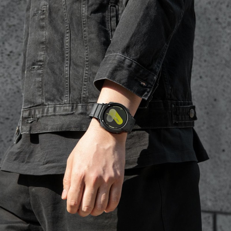 Spigen Rugged Armor Pro за Samsung Galaxy Watch 8 (44 мм) – Матово черно - 8800283311396-ACS10007