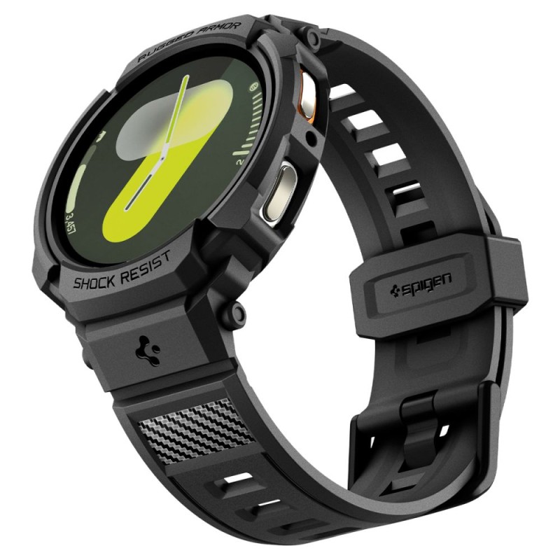 Spigen Rugged Armor Pro за Samsung Galaxy Watch 8 (44 мм) – Матово черно - 8800283311396-ACS10007