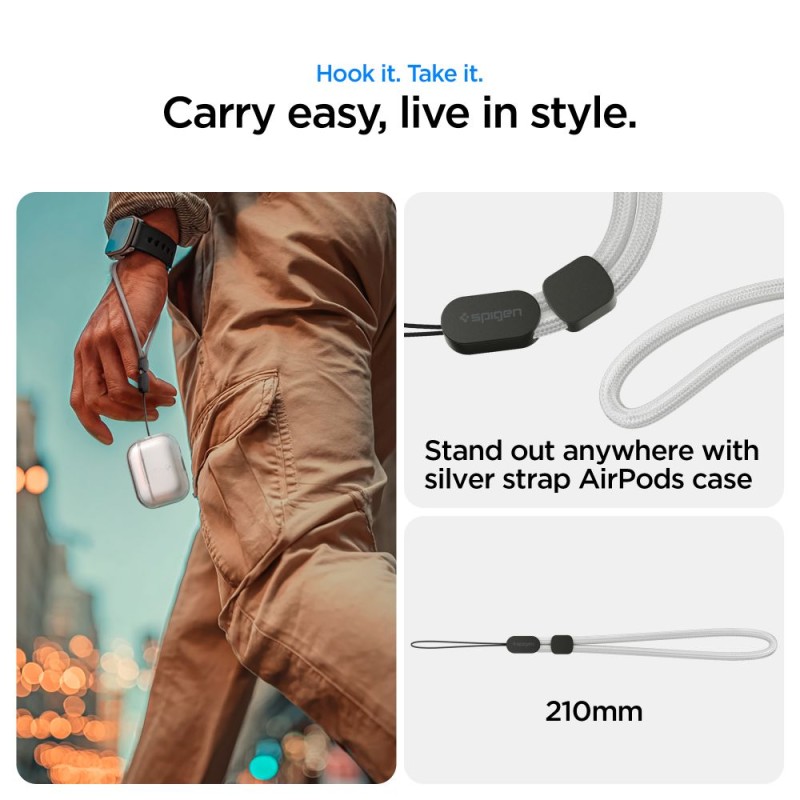 SPIGEN Liquid Crystal калъф за Apple AirPods Pro 3 Crystal Clear - SPIGEN Liquid Crystal калъф за Apple AirPods Pro 3 Crystal Clear - 8800283311518-ACS10019