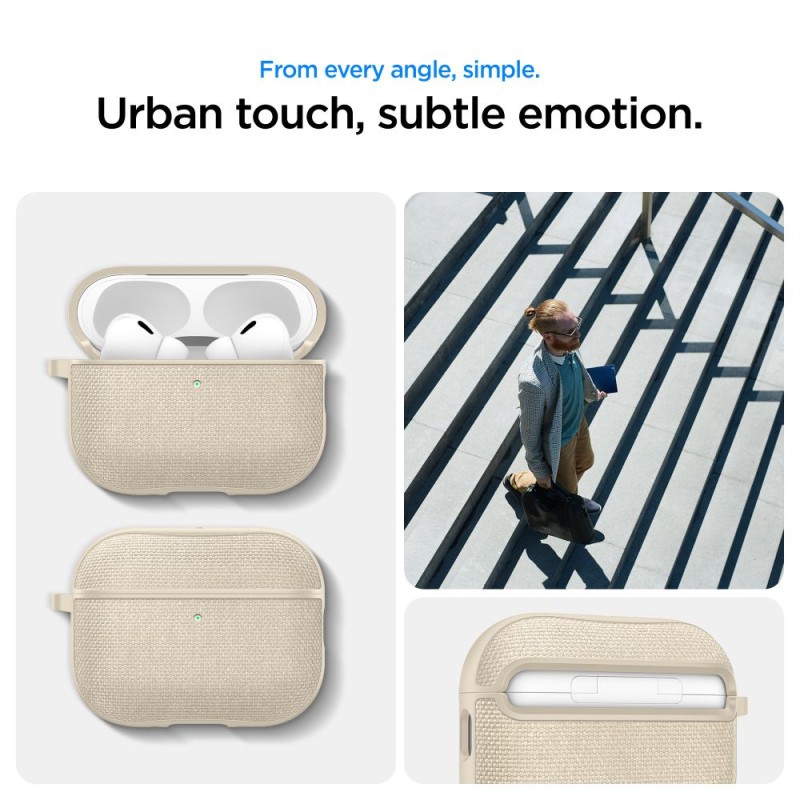 Spigen Urban Fit за Apple AirPods Pro 3 (Dune Beige) - 8800283311525-ACS10020