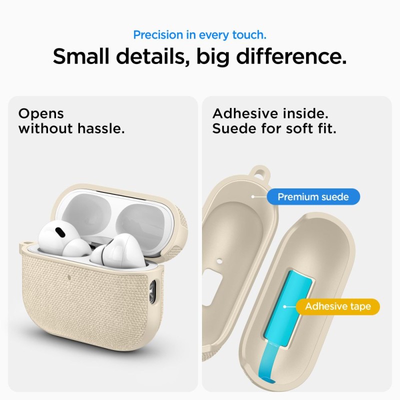 Spigen Urban Fit за Apple AirPods Pro 3 (Dune Beige) - 8800283311525-ACS10020